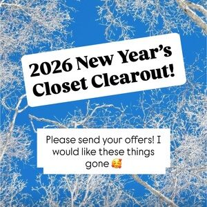 New Years Closet Clearout!
